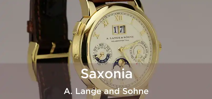  Saxonia A. Lange and Sohne
